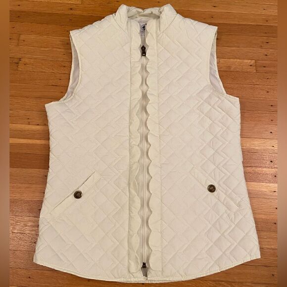 Southern Proper white quilted vest - Picture 1 of 6